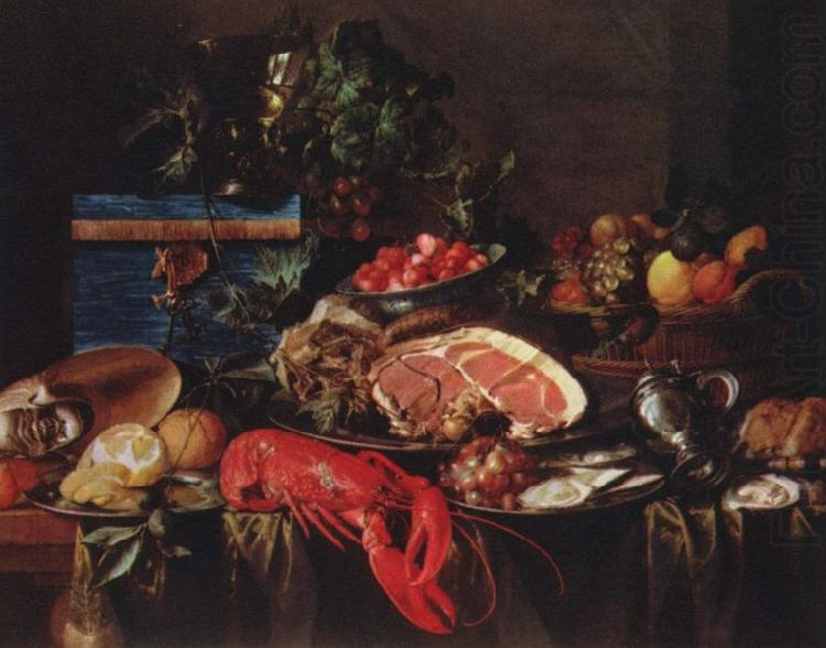 Jan Davidz de Heem Still life with Lobster china oil painting image